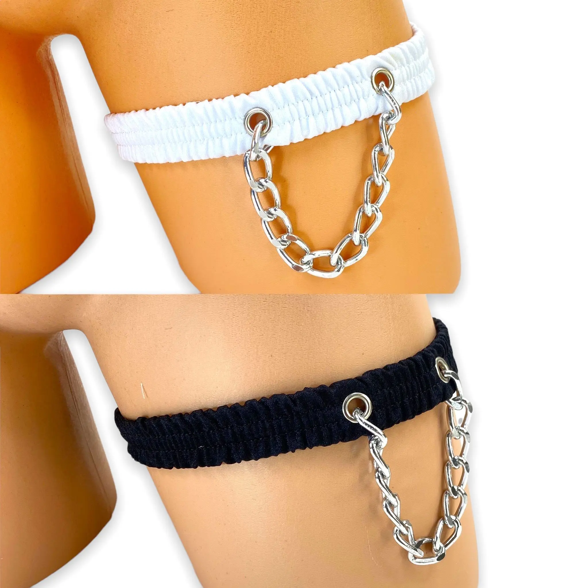 Chain Scrunch Garters