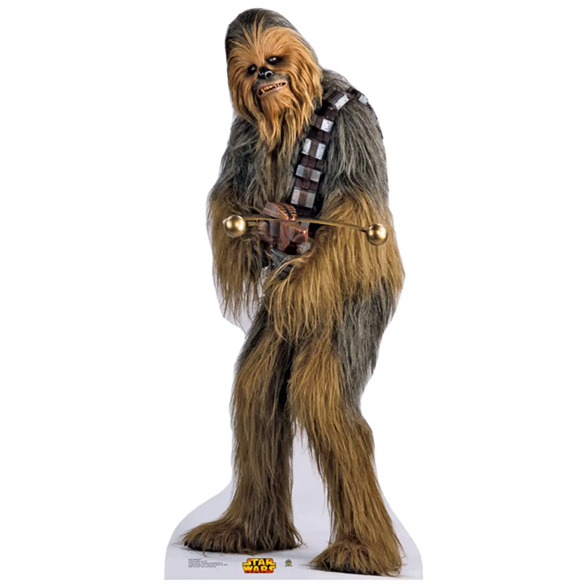 Life-Size Chewbacca Corrugated Cardboard Cutouts, Solid Stand-Alone & Wall-Mounting Decor, Wall & Room Decor Accessory for Home Supplies