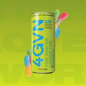 Gospel Gummy - Sour Gummy 4GVN Energy Drink | Zero Sugar | 200mg Caffeine