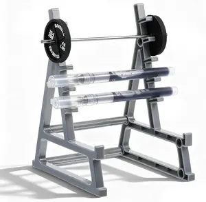 Squat Rack Pen Holder for Desk, Fun Desktop Accessories for Office, Barbell Gym Themed, Mini Pen Organizer Unique for All Fitness Enthusiasts and Weightlifting Fans Pencil Holders for Funny Gift