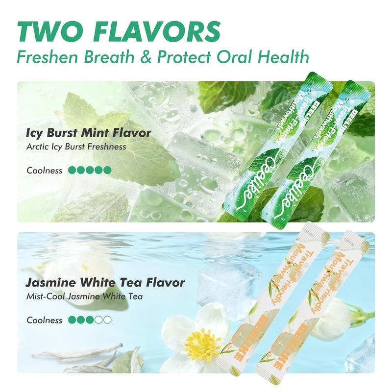 CEELIKE Mouthwash Value Set, Large Capacity, Travel-Friendly