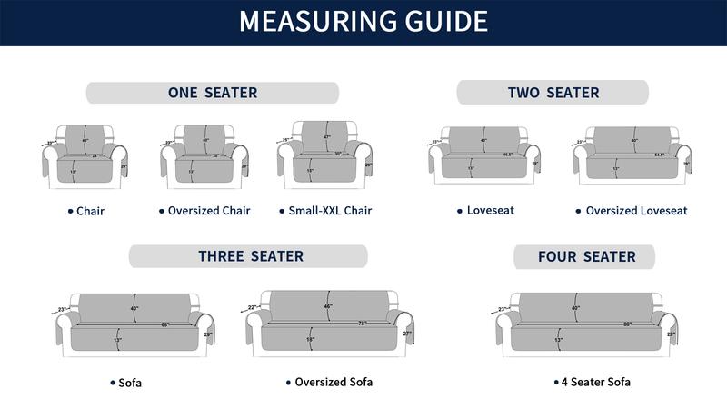 Easy-Going Reversible Couch Cover for Dogs Water Resistant Furniture Protector Cover with Foam Sticks Elastic Straps for Pets Home