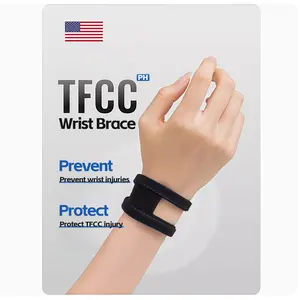 Breathable Wrist Brace for Relieve Wrist Pain from Carpal Tunnel, Arthritis, Tendonitis, Sprain, TFCC| Adjustable Wrist Wraps Support for Weightlifting, Tennis - Fits All