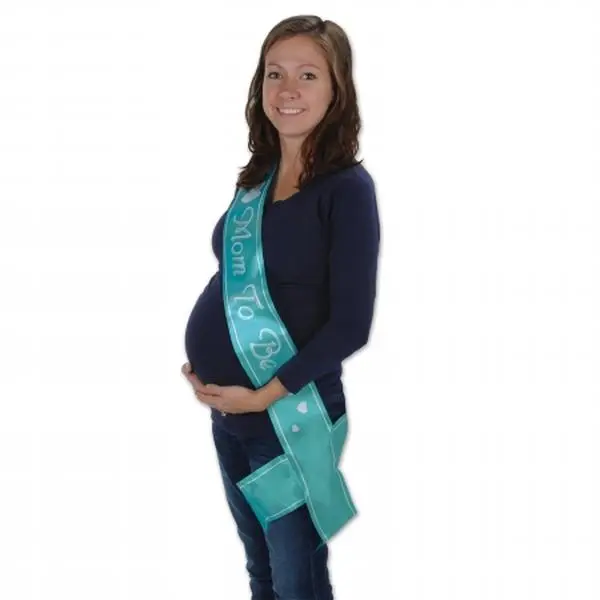 Beistle Company 60525-T Mom To Be Satin Sash - Pack of 6