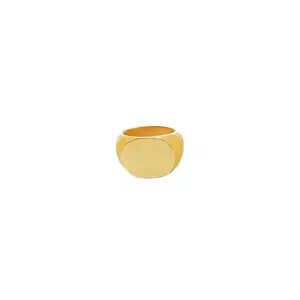 Tanya Brass Signet Ring for Men and Women | Handmade Ring, Jewelry, Men Signet Ring for Everyday Wear, Unique Ring for Men and Women Daily Wear Elegant