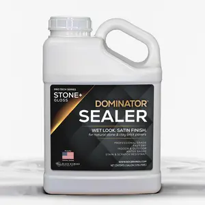 DOMINATOR STONE+ GLOSS - Wet Look Satin Finish Stone Sealer and Clay Brick Sealer