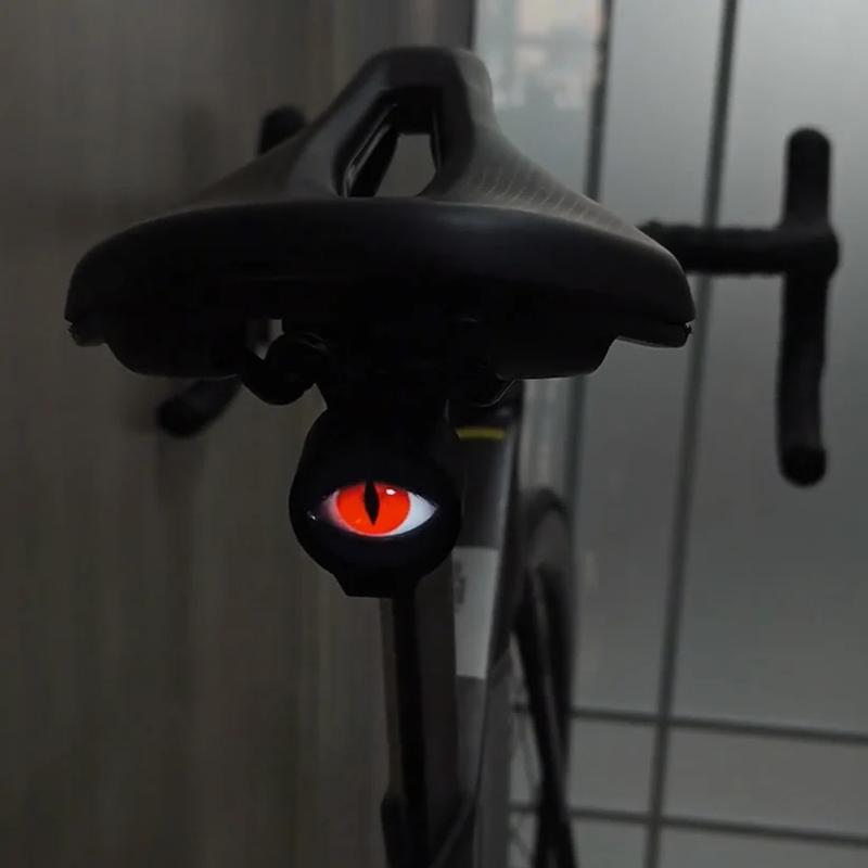 BougeRV Demon Eye Bikes Taillight, Led Dynamic Devil Eyes Light for Bicycle with Muti Colors Modes and DIY Personalized Light Display, Waterproof, USB Rechargeable, for Smart Bikes,Cycle (with Bracket) BougeRV Demon Eye Bikes Taillight, Led Dynamic Devil Eyes Light for Bicycle with Muti Colors Modes and DIY Personalized Light Display, Waterproof, USB Rechargeable, for Smart Bikes,Cycle (with Bracket)