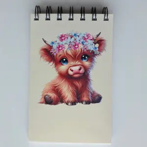 Highland Cow Pocket Notebook