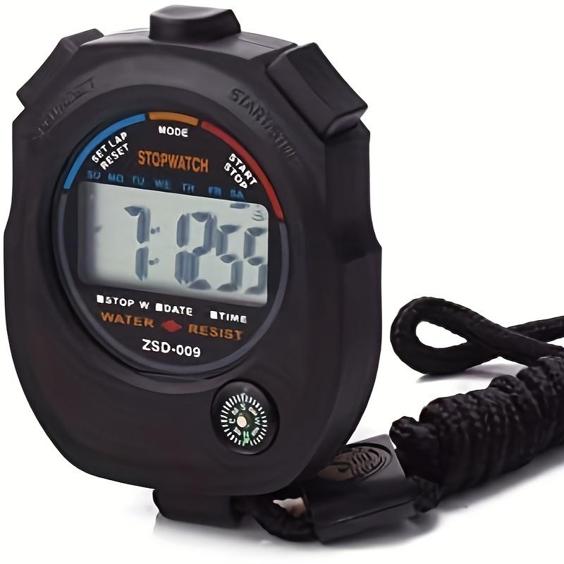 Multi-Function Electronic Digital Sport Stopwatch Timer, Large Display with Date Time and Alarm Function,Suitable for Sports Coaches Fitness Coaches and Referees