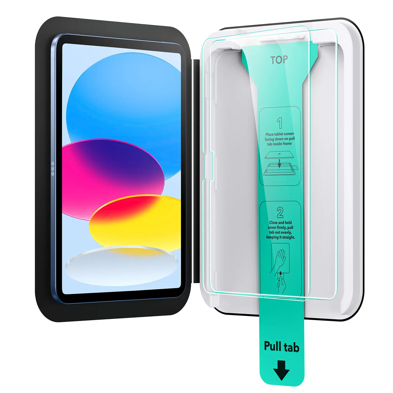 ESR UltraFit Screen Protector for iPad, Easy Installation, 9H Tempered Glass Film, Bubble-Free, Compatible with iPad mini 7/6, iPad A16/10, Air 11/13 & Pro 11/13