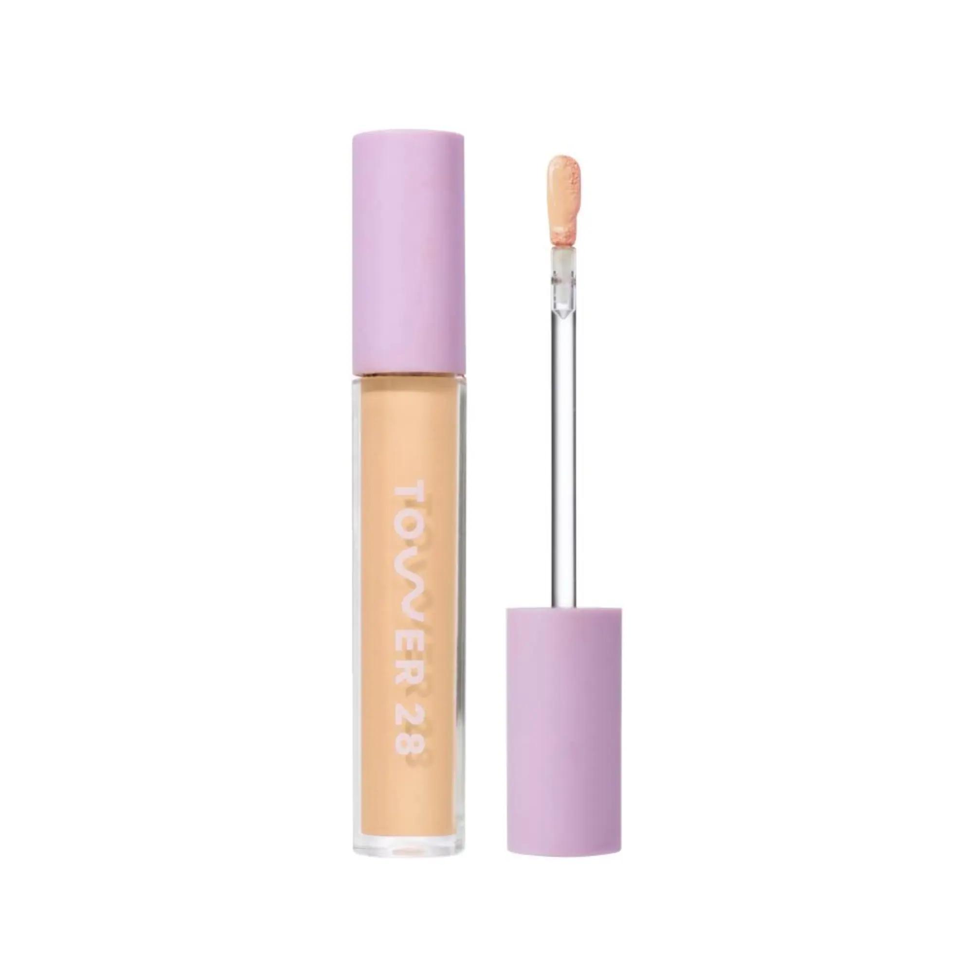 Tower 28 Swipe Serum Concealer - For Sensitive Skin - All-Over Hydrating Concealer, Medium-Buildable Coverage - Clean, Cruelty Free Foundation Makeup