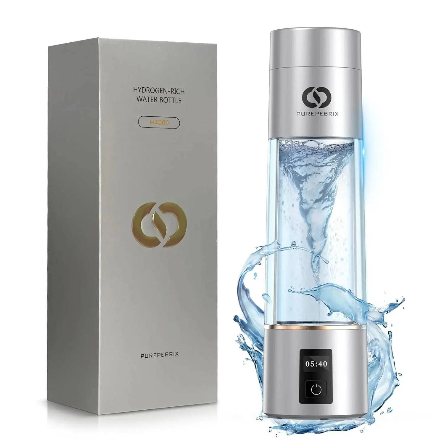Hydrogen Water Bottle Generator H4000 | Up To 6360 PPB