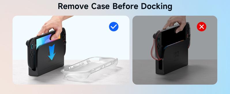 JSAUX Protective Case Designed for Nintendo Switch 2 2025, Portable Clear Cover Compatible for Switch 2 Case and JoyCon Controller, Accessories with Shock-Absorption and Slim Skin Shell-Clear