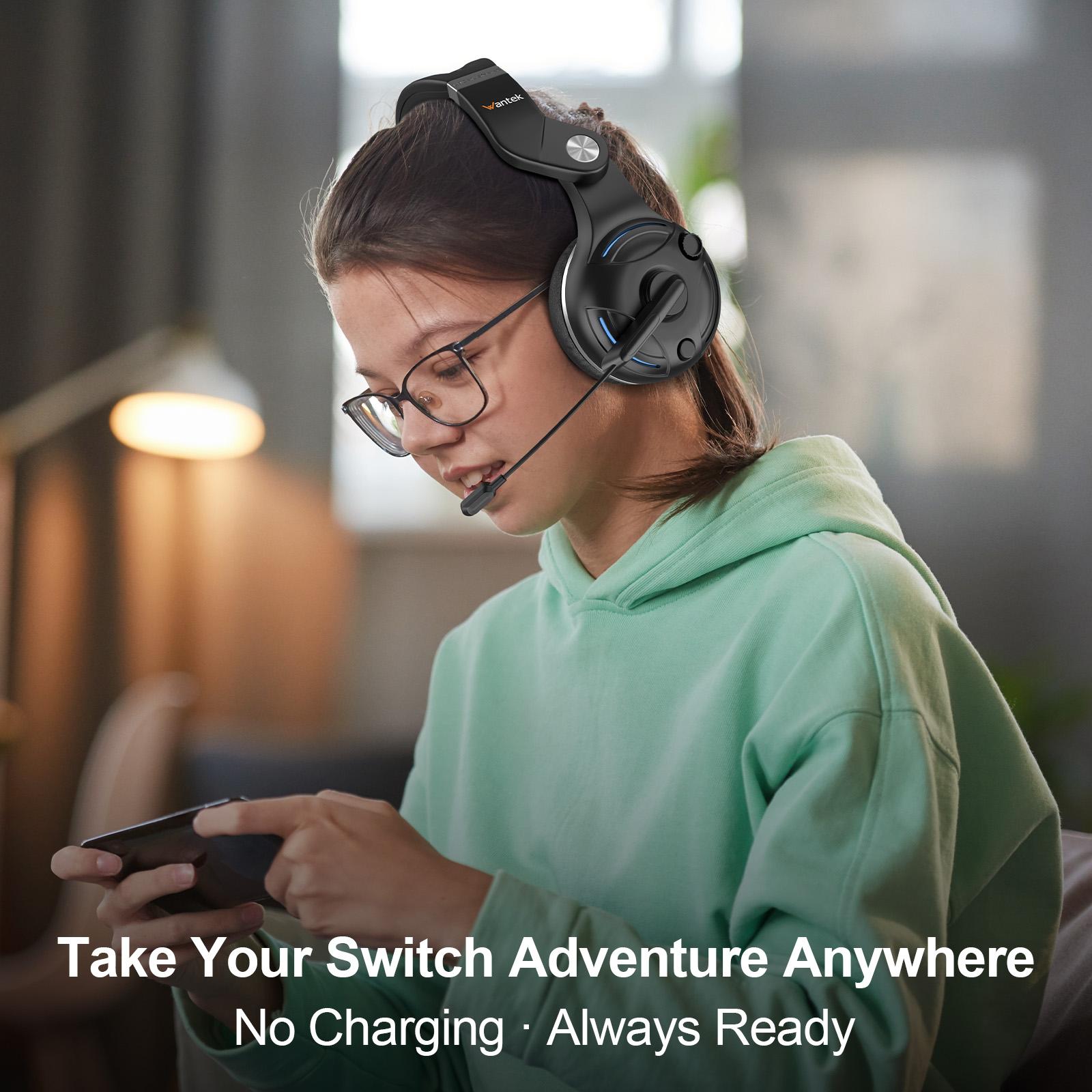 【live】Wireless Headset with Microphone for PC, Bluetooth Headset with Noise Canceling Microphone & HI-FI Stereo Sound, USB Wireless Headset for Laptop, 48 Hrs Working Time zihni  cheadphones Audio  Electronic headphones gaming earbuds