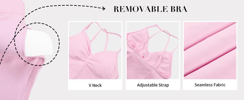 V FOR CITY SoftHue Impact Longline Halte Strappy Top Women's Halter Workout Tank Tops Backless Gym Longline with Adjustable Strap