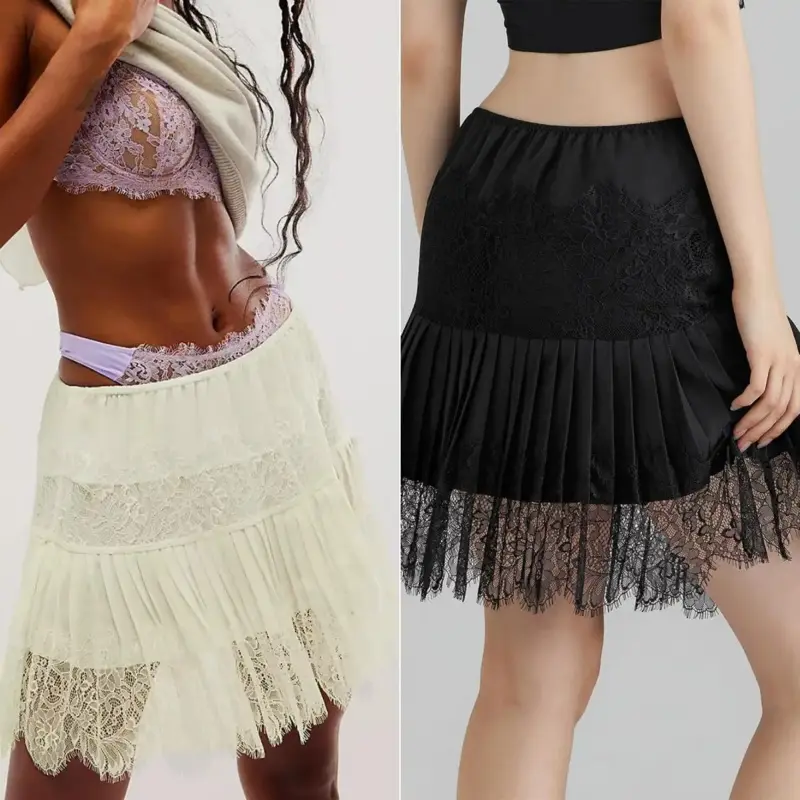 Women's Sexy Lace Panel V-neck Mini Dress, Stretch Polyester and Spandex Blend Material, A-line Fit Waist, Black and White Spotted Mesh Skirt, Suitable for Parties and Special Occasions, Lace Dress - TikTok Women's Sexy Lace Panel V-neck Mini Dress, Stretch Polyester and Spandex Blend Material, A-line Fit Waist, Black and White Spotted Mesh Skirt, Suitable for Parties and Special Occasions, Lace Dress - TikTok