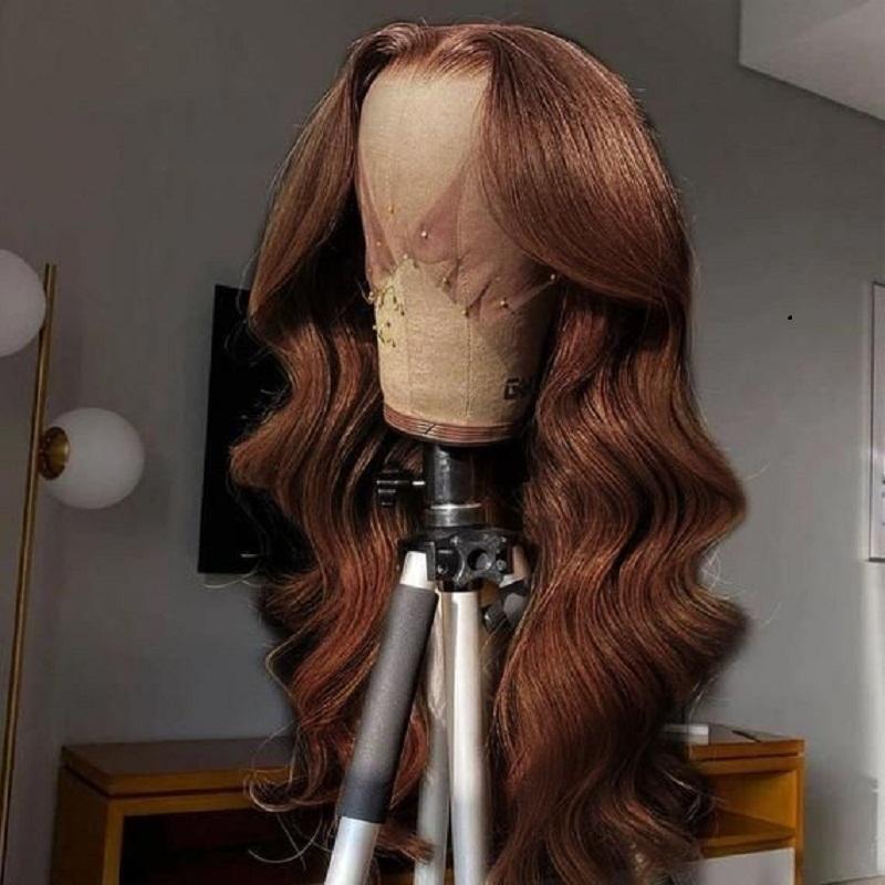 Chocolate Brown Body Wave Wigs Human Hair 13x4 13x6 HD Transparent Lace Front Human Hair Wigs Pre Plucked 7x5 9x6 Glueless Wigs Brazilian Remy Hair Wig 180% Density Chocolate Brown Body Wave Wigs Human Hair 13x4 13x6 HD Transparent Lace Front Human Hair Wigs Pre Plucked 7x5 9x6 Glueless Wigs Brazilian Remy Hair Wig 180% Density