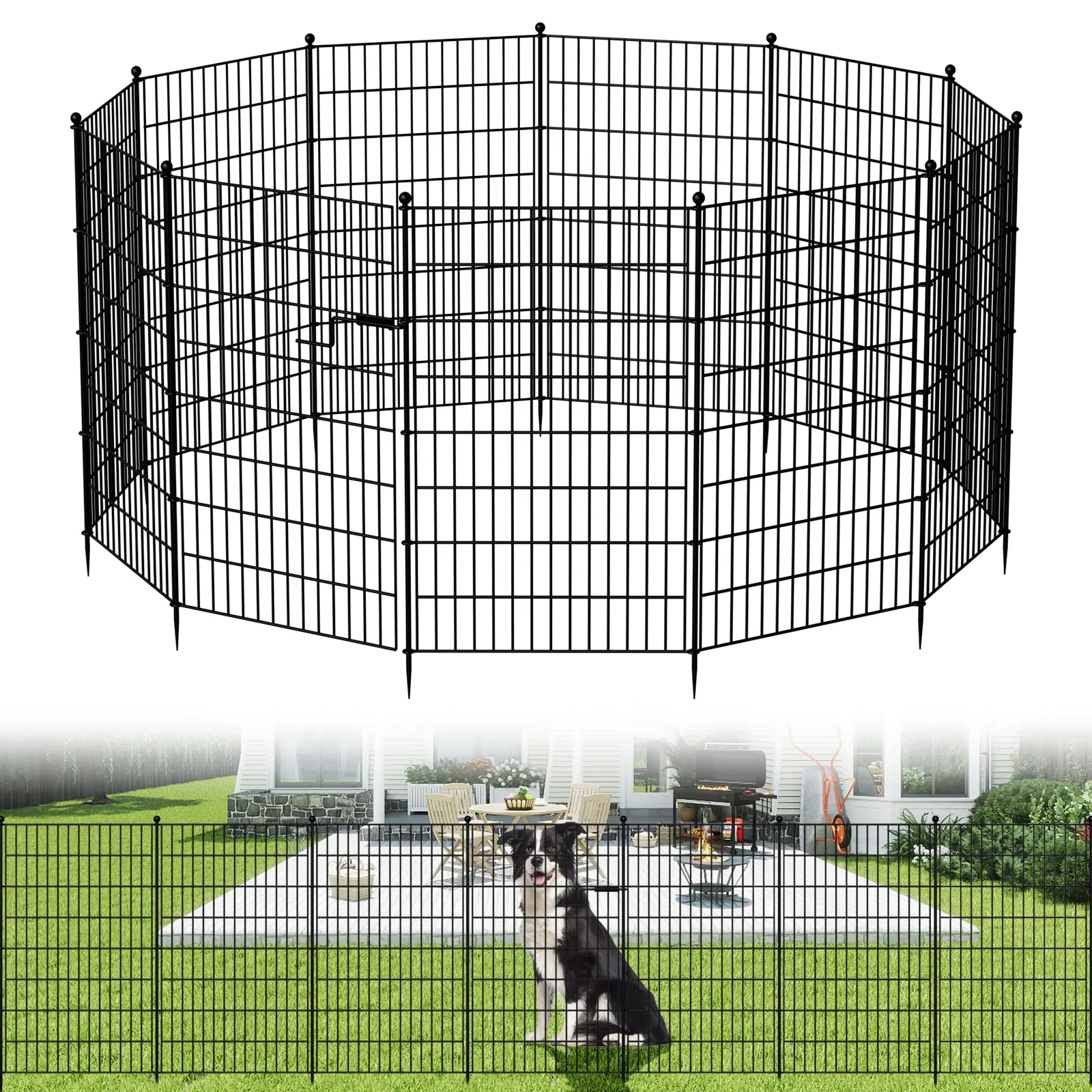 13 Panels 40in(H) x 28ft(L) Flat Top