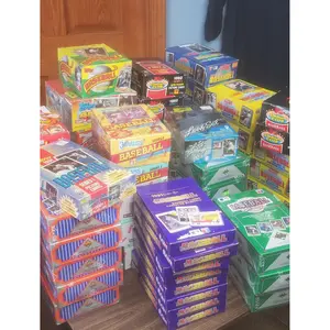 Vintage Baseball Card Collection – 100 Trading Cards from Unopened Packs Collectible for Enthusiasts