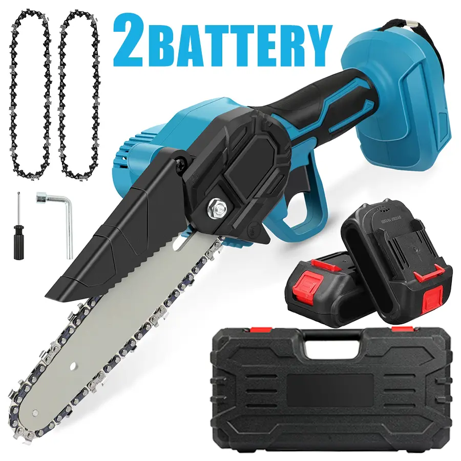 6" Brushless Mini Chainsaw | Cordless Portable Electric Saw | 2000mAh Battery | Tree Pruning & Gardening | Perfect Gift for Men#summerfinds
