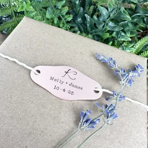 Personalized Hand Stamped Gift Tag
