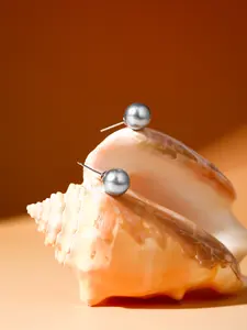VENNUS Silver Pacific Pearl Earrings
