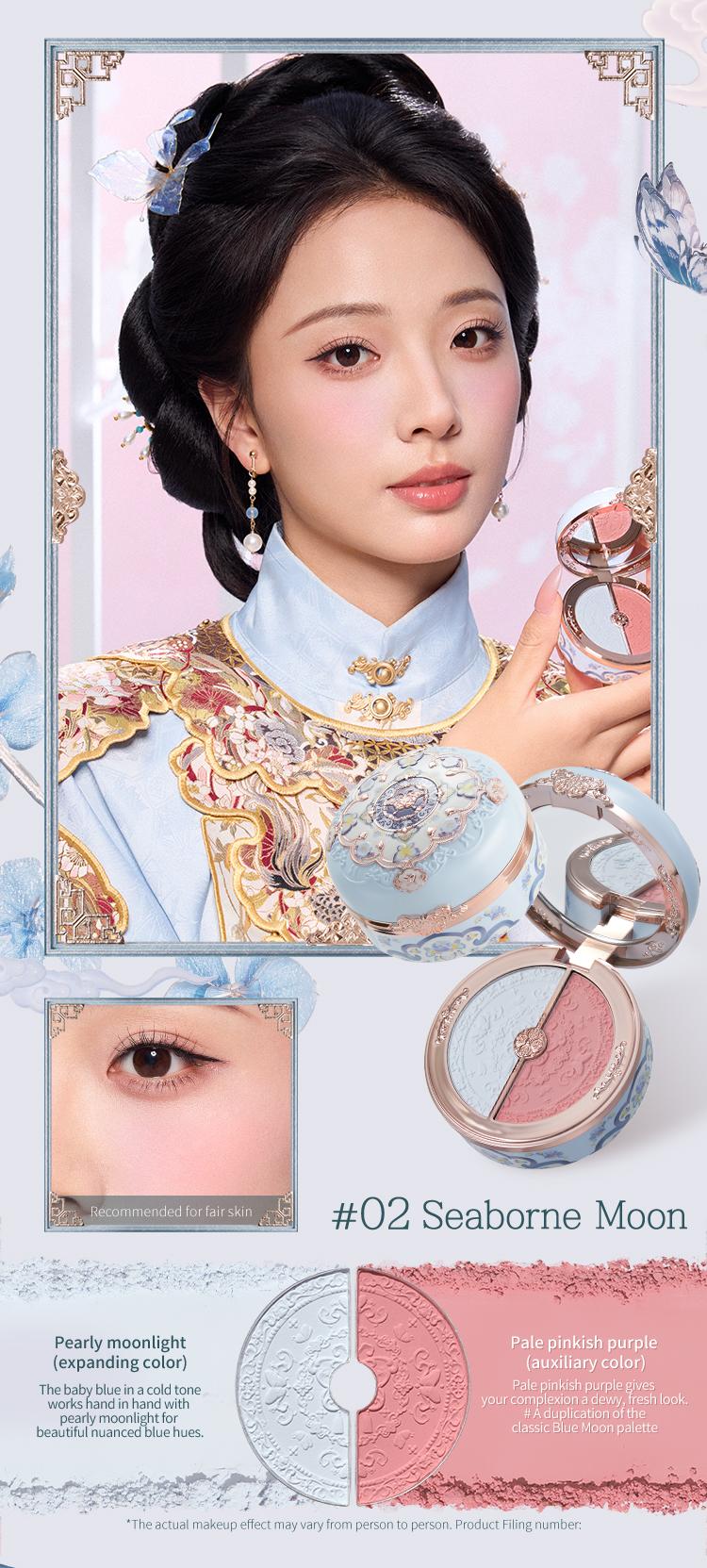 Flower Knows Butterfly Cloud Collar Collection Rouge Box Highlighting & Blush Duo, dealsforyoudays