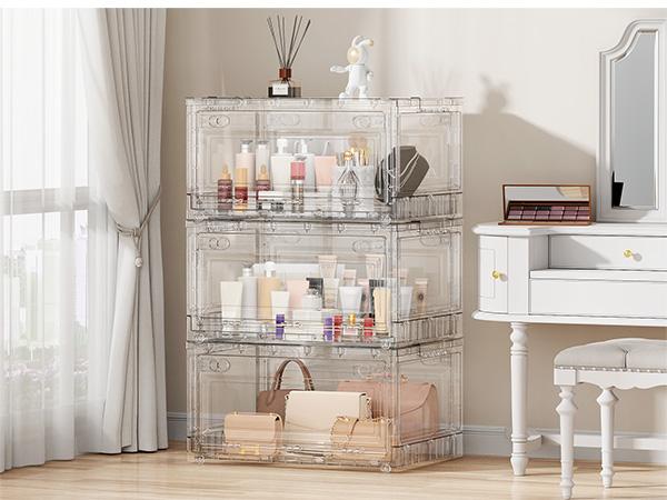 BROVIEW C8 160Qt/240Qt/320Qt/400Qt Clear Stackable Storage Bins with Lids and Wheels, Shiny Plastic Storage Bins, Foldable PET Drawer Closet Organizers and Storage Cabinets Display Box for Home Craft Makeup BROVIEW C8 160Qt/240Qt/320Qt/400Qt Clear Stackable Storage Bins with Lids and Wheels, Shiny Plastic Storage Bins, Foldable PET Drawer Closet Organizers and Storage Cabinets Display Box for Home Craft Makeup