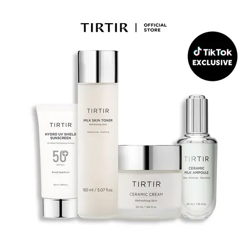[Live Exclusive] All-Day Moisture Glow Bundle | Toner, Ampoule, Cream & Sun Cream
