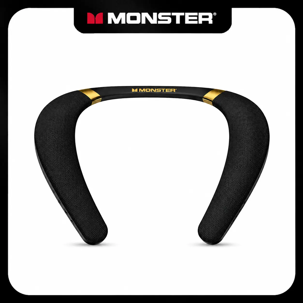 Monster Boomerang Wearable Wireless Bluetooth 6.0 Audio Speaker - IPX7 Waterproof, 165H Playtime, Dual Microphones, Ultra Immersive Surround Sound Neckband for Gaming, Travel, Work Stable Wireless Connection- TikTokShopBackToSchool