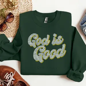 God Is Good Rhinestone Transfer