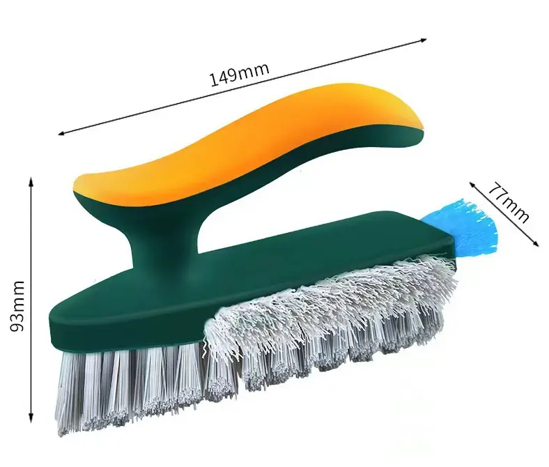 1 pcs Multi Functional Gap Brush, Bathroom Brush, Wall Corner Brush, Bathroom Handheld Floor Brush, Floor Tile Three in One Cleaning Brush