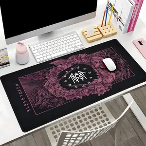 Sleepp Tokenn Sundownning Graphic Desk Mat, Aesthetic Band Art Large Gaming Mouse Pad, Home Office Decor Accessories  | GN190126.R0428.ID01