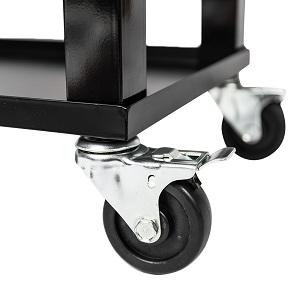 VINGLI 80 Quart Rolling Ice Chest on Wheels, Portable Patio Party Bar Drink Cooler Cart, with Shelf, Beverage Pool with Bottle Opener,Water Pipe Fathersdaygift