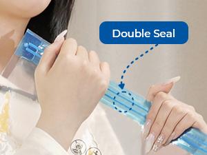 ETENWOLF 20 Pack Vacuum Storage Bags with Rechargeable Wireless Pump for Clothes Travel Space Saver Bags in Jumbo Large Medium Small Sizes Perfect for Luggage and Suitcases SpringStatements