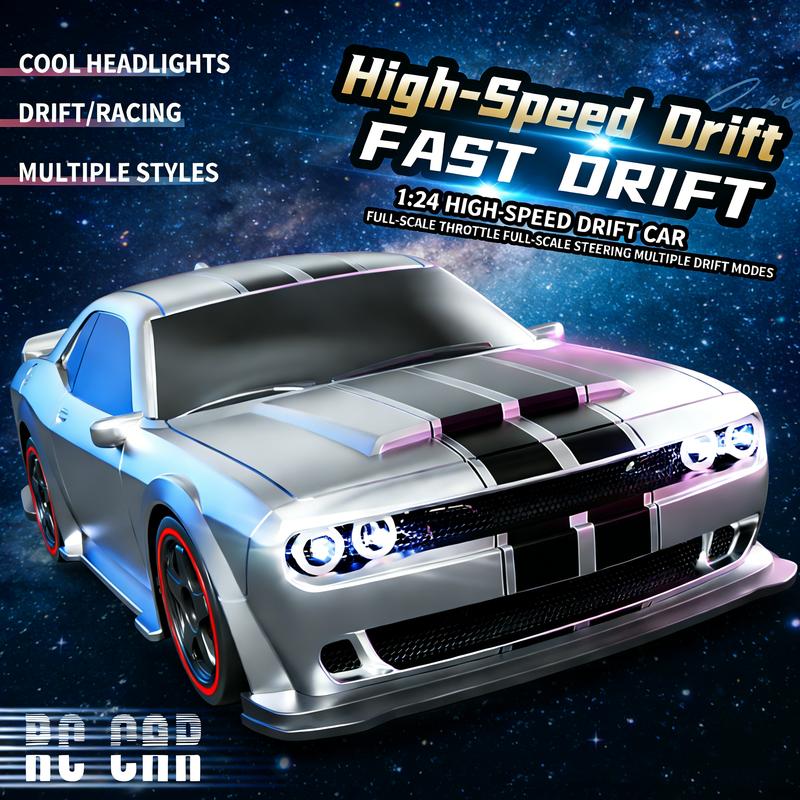 Full proportional throttle 1：24 silver rc racing cars perfect for indoor racing outdoor drives friend gatherings hobby sessions and rainy day fun