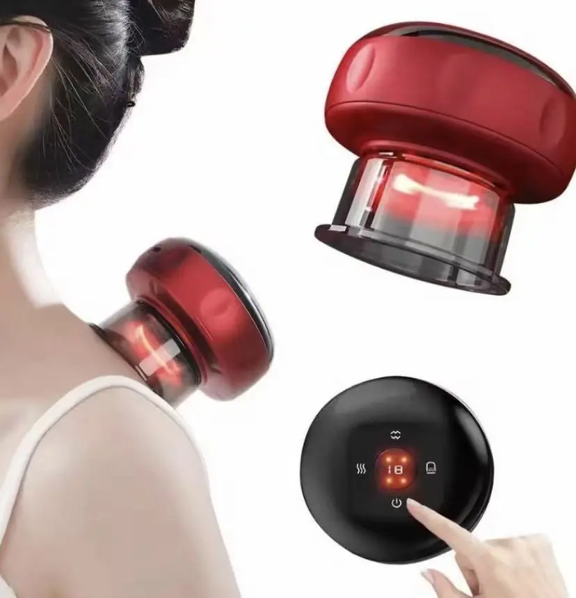 Professional electric cupping therapy set with adjustable heating modes and comfortable massage, making it an ideal gift choice.