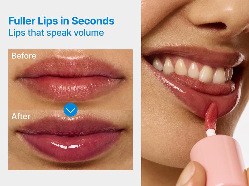 fwee 3D Voluming Gloss | Lip Gloss, High shining, Long-lasting, Moisturizing finish | Makeup Glossy Hydrating | 12 Colors