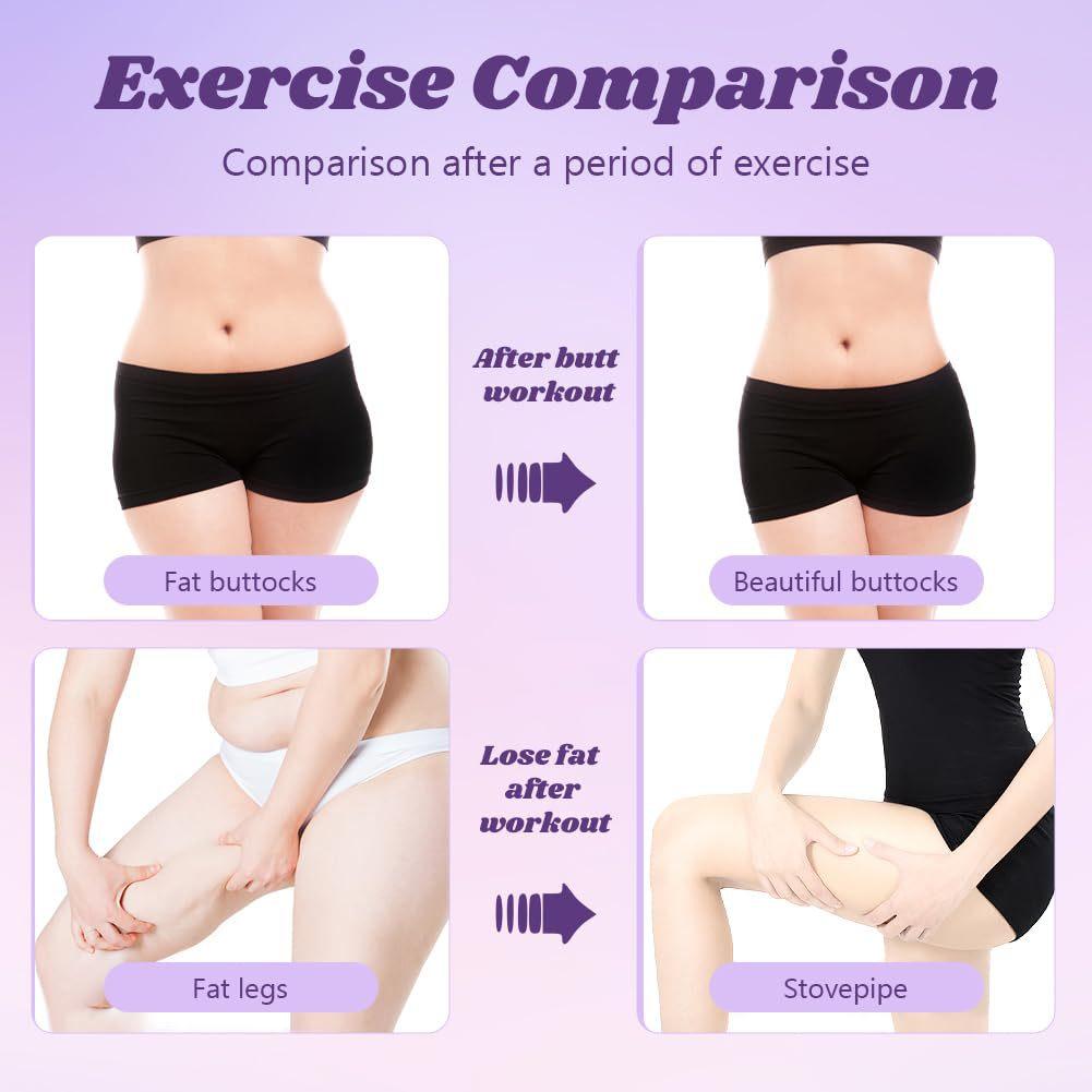 Foldable Pilates Reformer Board, 4 in 1 Multi-Functional Pilates Sliding Board for Full Body Home Fitness Training