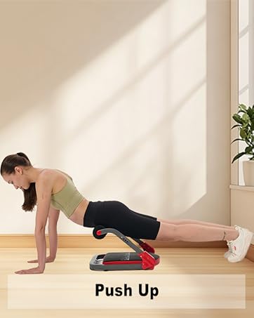 Ab Machine, Sit Up Exercise Equipment, Ab Workout Equipment with 3 Adjustable Resistance, Ab Trainer for Stomach Workout with 330 LBS Weight Capacity, Foldable Ab Crunch Machine for Home Gym Ab Machine, Sit Up Exercise Equipment, Ab Workout Equipment with 3 Adjustable Resistance, Ab Trainer for Stomach Workout with 330 LBS Weight Capacity, Foldable Ab Crunch Machine for Home Gym