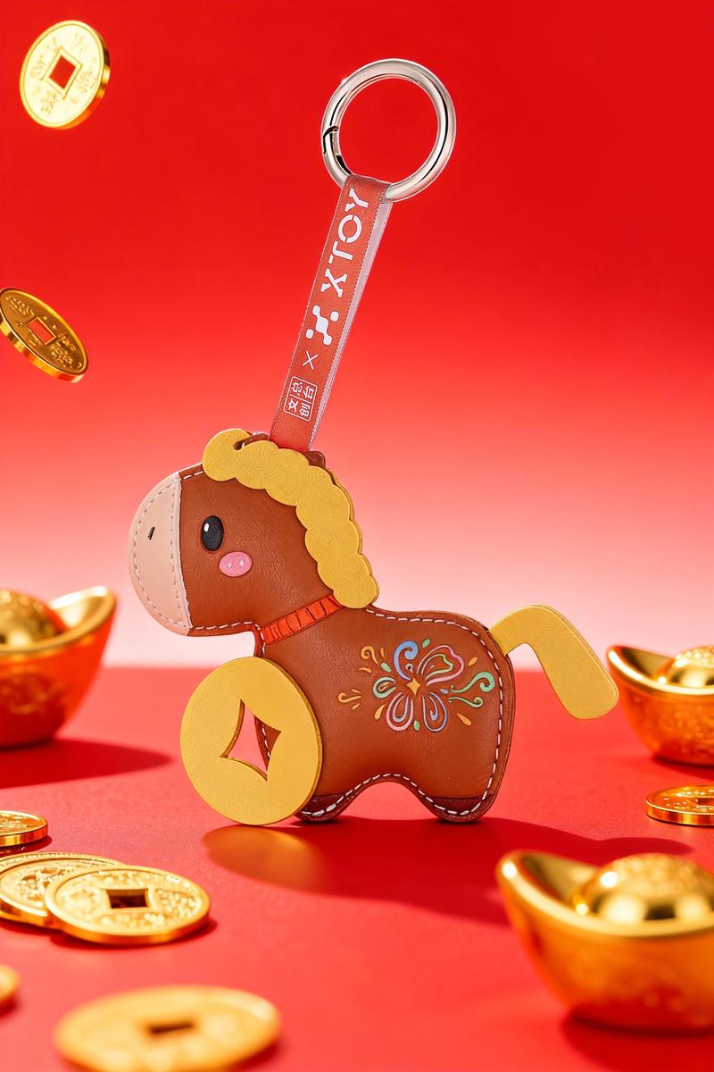 CMG 2026 Spring Festival Gala Blind Box Ma Dao Fu Zhi Leather Bag Charm ...