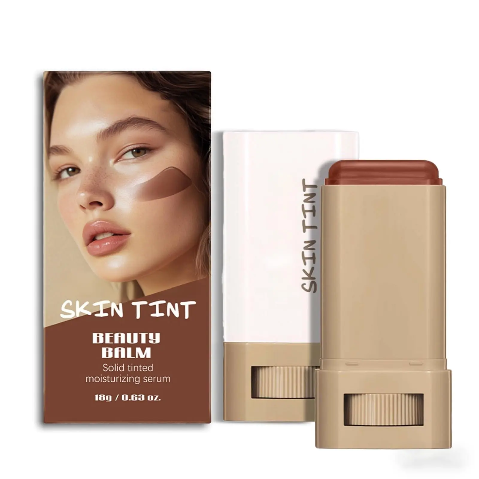 Beauty Balm Serum Boosted Skin Tint Foundation Stick Tinted Moisturizer Concealer Stick for Foundation Makeup Full Coverage Contour Sticks Radiant Dewy Finish Facial,beachoutfits