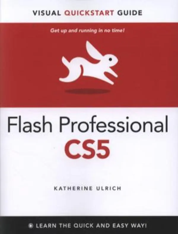 Used Adobe Flash Professional CS5 Tutorial Book, Visual QuickStart Guides Series by Katherine Ulrich (Paperback, for Windows & Macintosh)