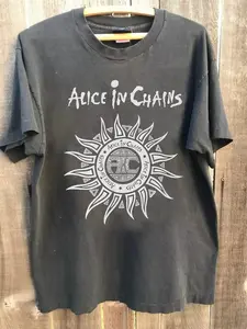 Alice In Chains " Dirt " Black Short Sleeve Charcoal Color Unisex T-shirt