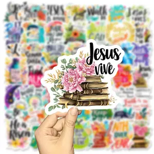 100 Bible Verse Stickers – Inspirational Faith-Based Vinyl Decals with Uplifting Scripture Quotes | Waterproof & Self-Adhesive for Laptop, Water Bottle, Journal, Car & More | Perfect Gift for Christians & Bible Lovers