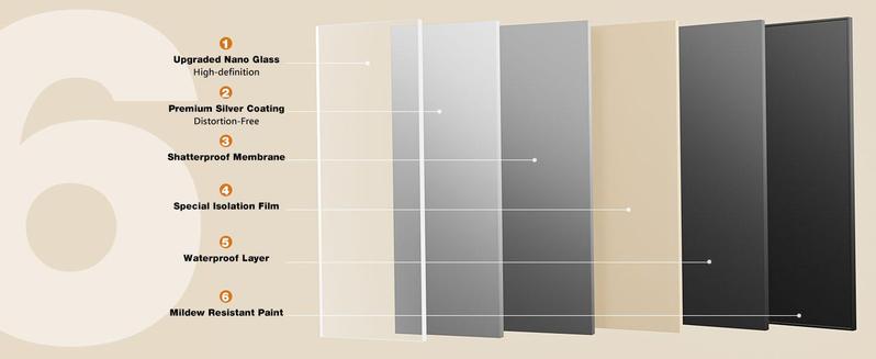 Full Length Mirror Hanging or Leaning Against Wall, with Stand Aluminum Alloy Thin Frame for Living Room Bedroom Decorating Home