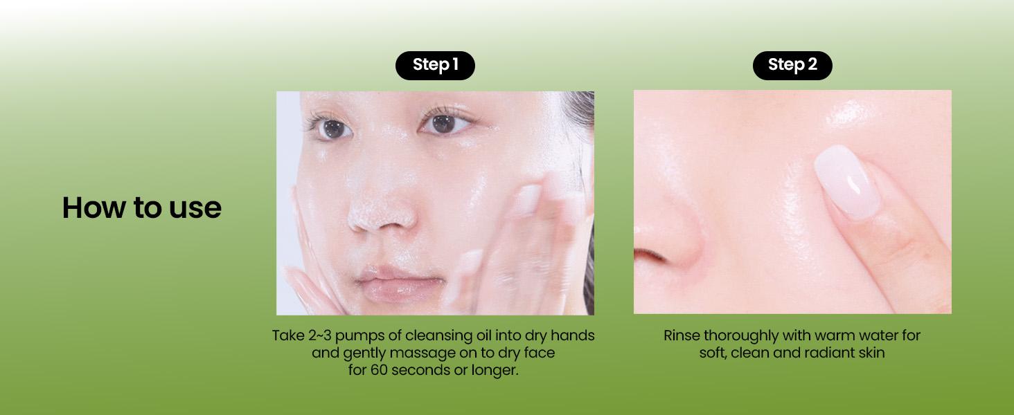 [beplain Official] Korea's No.1 Mung Bean Cleansing Oil 200ml | Lightweight Hydrating Powerful Gentle All Skin Types Makeup Remover Moisturizing Moisture Cosmetic Moisturize Korean Moisturizer