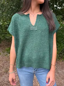 Jules Emerald Green Sweater Top
