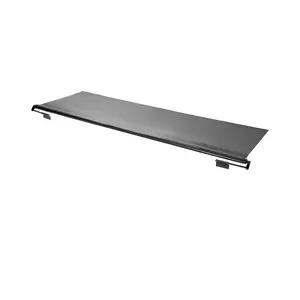 VEVOR Camper Awning Fabric Replacement, 7" to 12', Weatherproof Durable Slide Topper Awning with Bracket, Heavy Duty Slide Topper Awning with Stainless Steel Material, Fit for RV & Motorhome(Black)