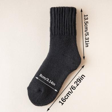 5-Pairs Casual & Comfortable Unisex Socks: 4-Season, Warm, Breathable – Daily Essential, 25 Christmas gift